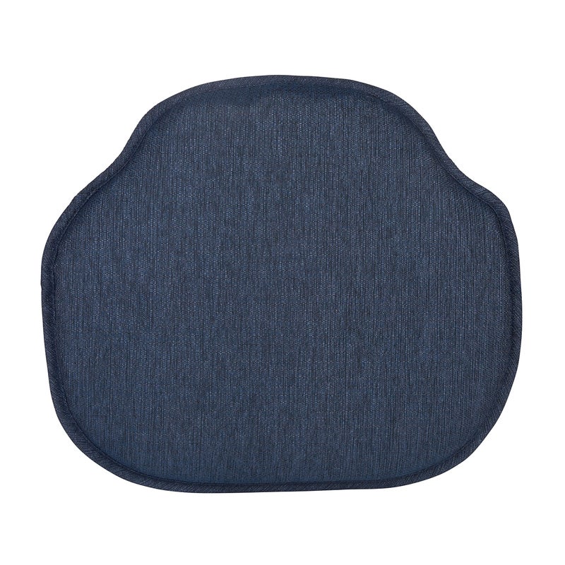 Klear Vu وسائد كليار فيو جريبر أوميغا غير قابلة للانزلاق لمقاعد ويندسور مع وسادة مقعد مقاومة للانزلاق للاستخدام في غرفة الطعام والمطبخ والمكتب، 16x15 بوصة، 4 قطع (عبوة من 1)، أزرق غامق - Image 2